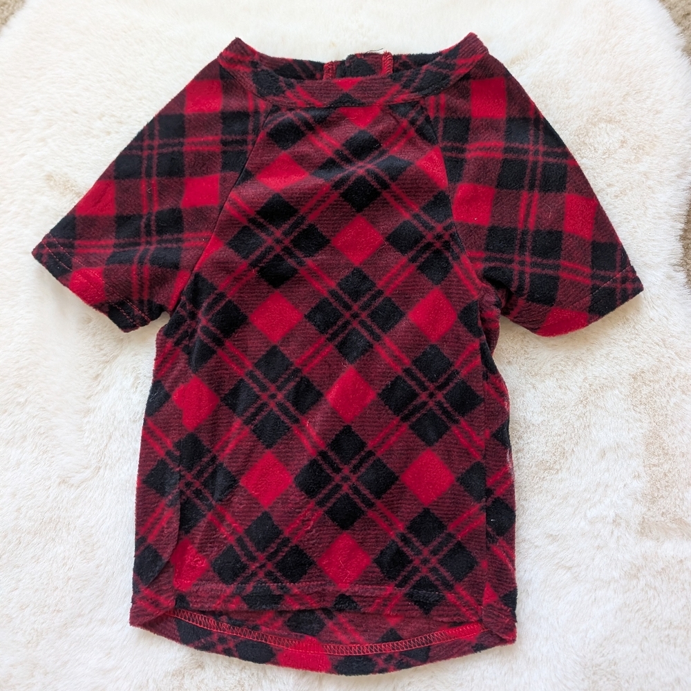 Dog Plaid Sweater
